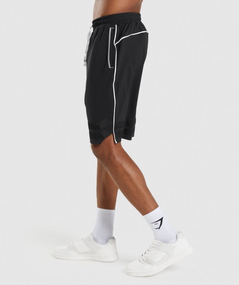 Men's Gymshark Recess Basketball Shorts Black | NZ 5UPLKC